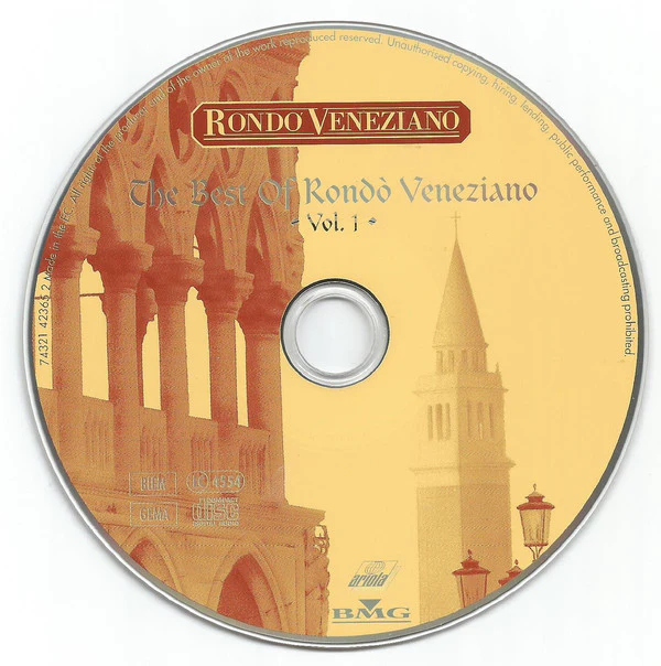 Rondo' Veneziano* - The Best Of Rondò Veneziano Vol. 1 (CD, Comp) - Image 4