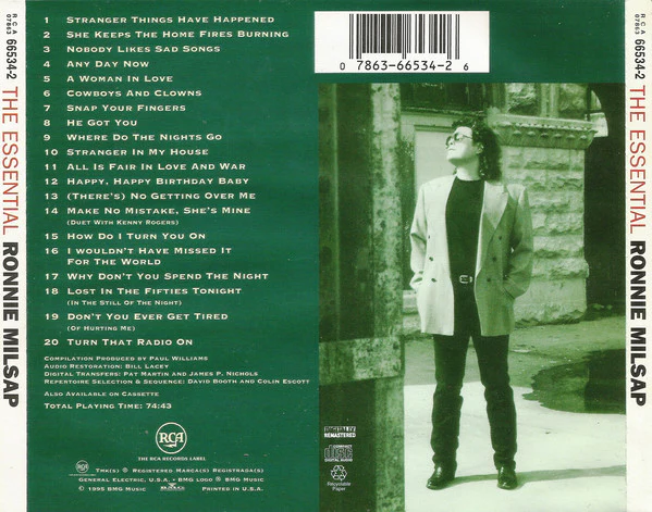 Ronnie Milsap - The Essential (CD, Comp, RM) - Image 2