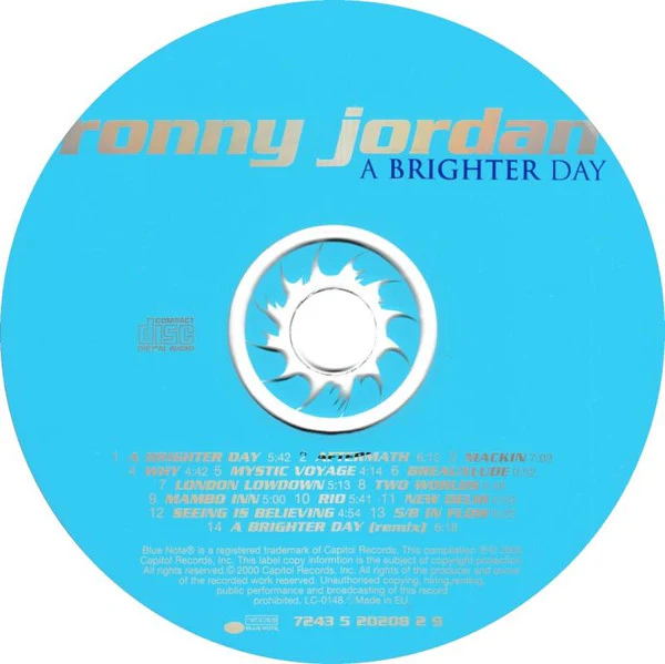 Ronny Jordan - A Brighter Day (CD, Album) - Image 3