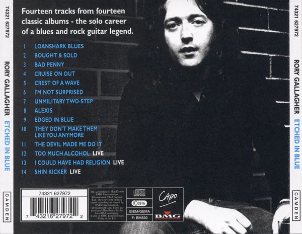 Rory Gallagher - Etched In Blue (CD, Comp) - Image 2