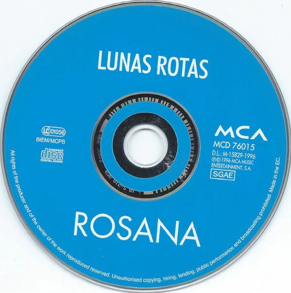 Rosana - Lunas Rotas (CD, Album) - Image 5