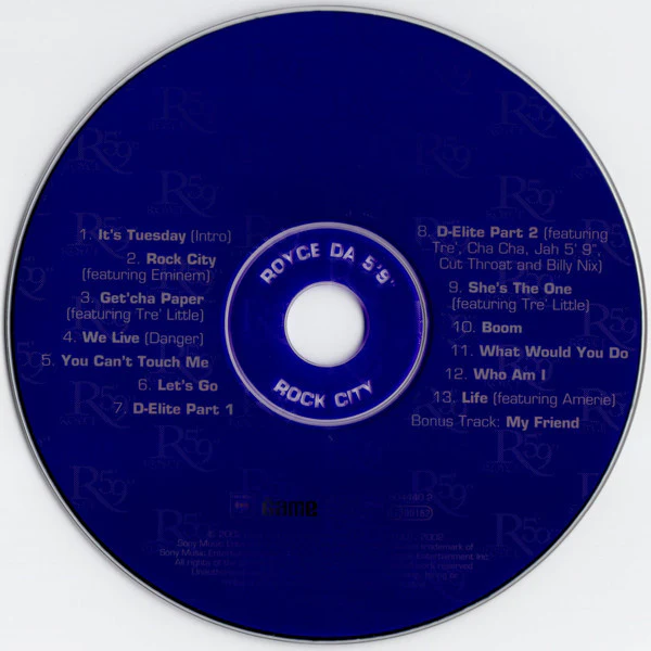 Royce Da 5'9" - Rock City (CD, Album) - Image 3