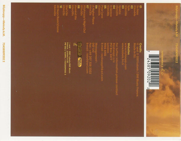 Röyksopp - Melody A.M. (CD, Album) - Image 2