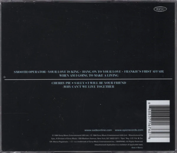 Sade - Diamond Life (CD, Album, RM) - Image 2