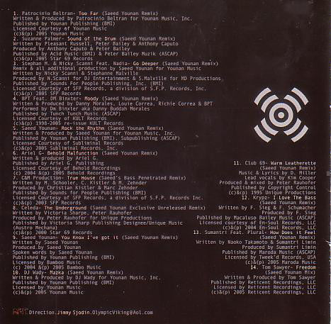 Saeed Younan - Remixed (CD, Comp) - Image 2