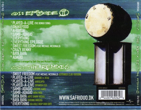 Safri Duo - Episode II - The Remix Edition (2xCD, Album) - Image 2