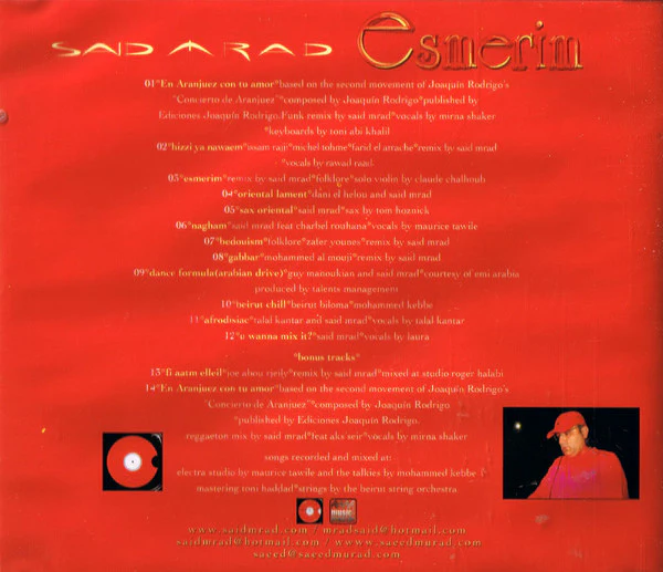 Said Mrad - Esmerim (CD, Album) - Image 2