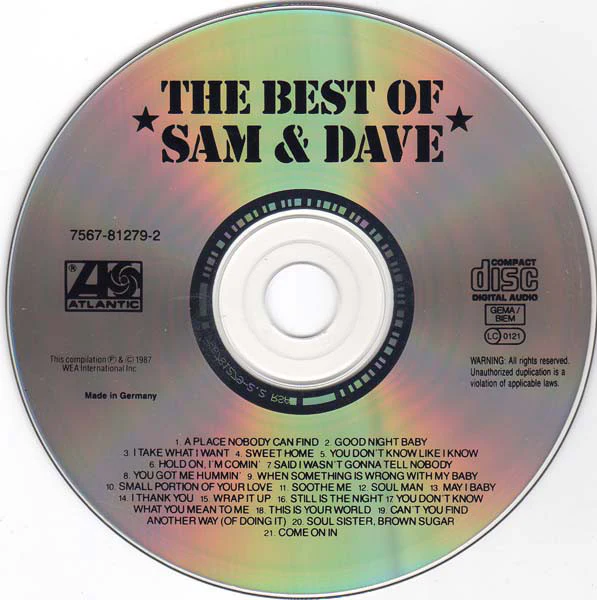 Sam & Dave - The Best Of Sam & Dave (CD, Comp) - Image 3