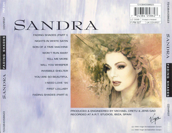 Sandra - Fading Shades (CD, Album) - Image 2