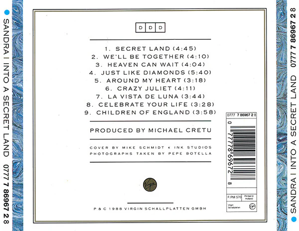 Sandra - Into A Secret Land (CD, Album, RE) - Image 2