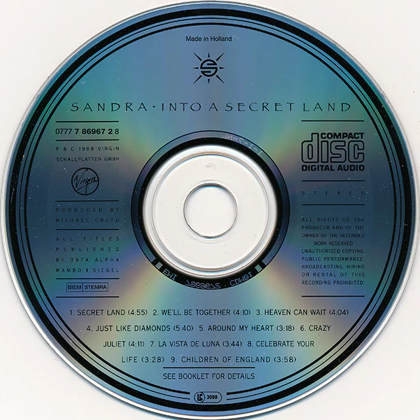 Sandra - Into A Secret Land (CD, Album, RE) - Image 3