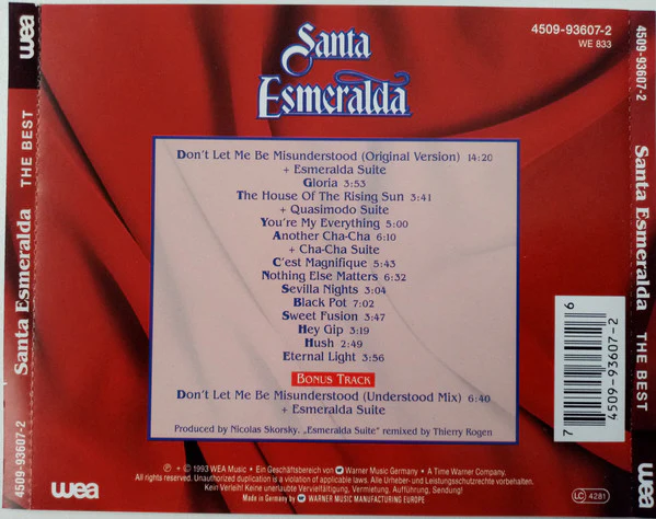 Santa Esmeralda - The Best (CD, Comp) - Image 2