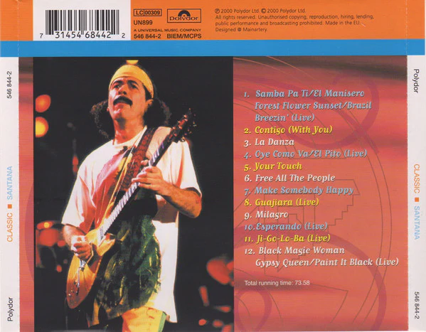 Santana - Classic Santana (CD, Comp) - Image 2