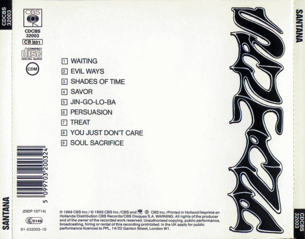 Santana - Santana (CD, Album, RE) - Image 2