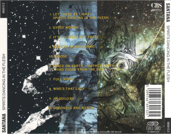 Santana - Spirits Dancing In The Flesh (CD, Album) - Image 2