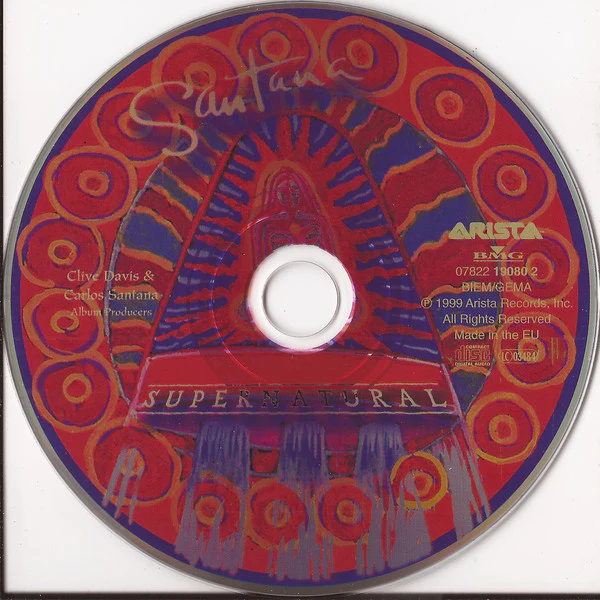 Santana - Supernatural (CD, Album) - Image 3