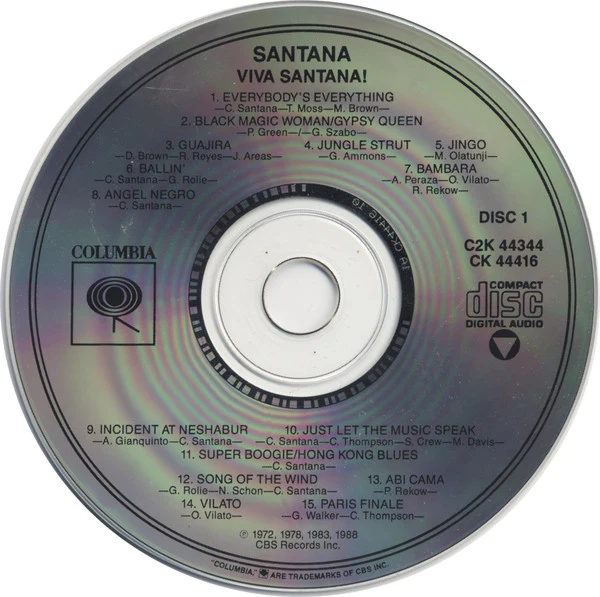 Santana - Viva Santana! (2xCD, Album) - Image 2