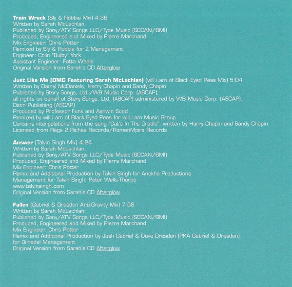 Sarah McLachlan - Bloom (Remix Album) (CD, Album) - Image 5