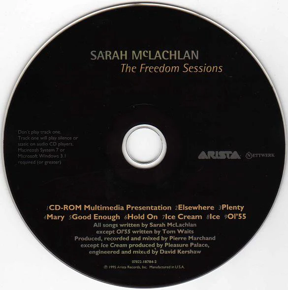 Sarah McLachlan - The Freedom Sessions (CD, Album, Enh) - Image 3