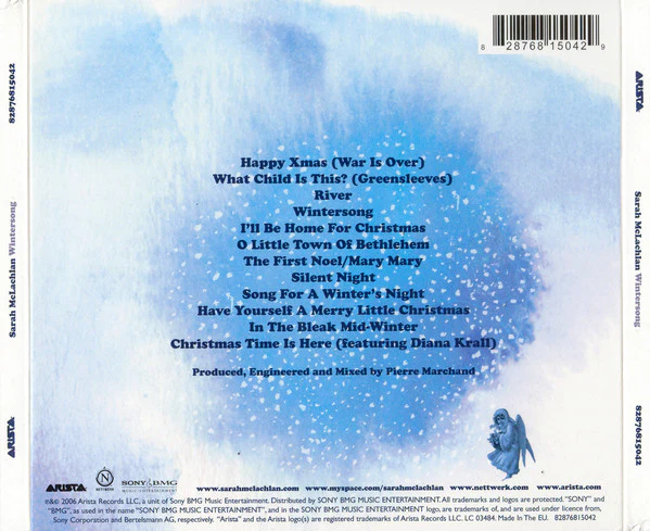 Sarah McLachlan - Wintersong (CD, Album, Dig) - Image 2