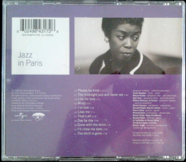 Sarah Vaughan - Vaughan And Violins (CD, Album, RE) - Image 3