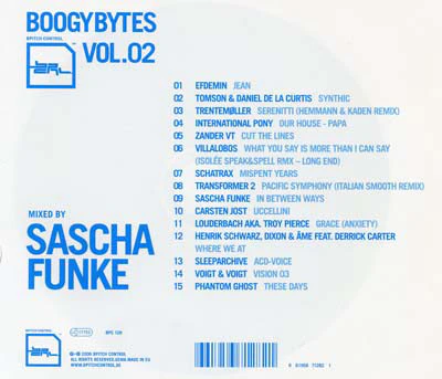 Sascha Funke - Boogybytes Vol.02 (CD, Mixed) - Image 2