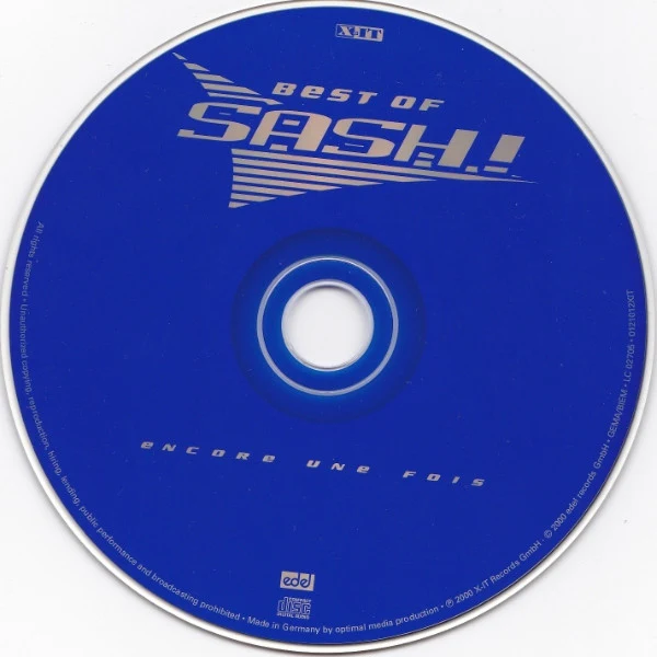 Sash! - Best Of Sash! / Encore Une Fois (CD, Comp, P/Mixed) - Image 3