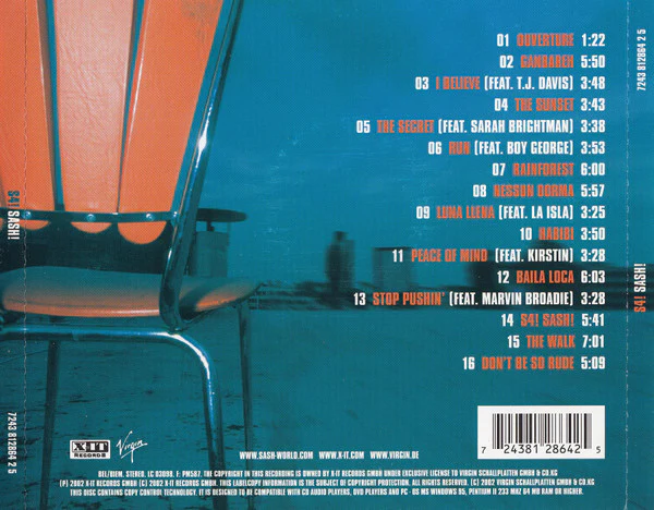Sash! - S4! Sash! (CD, Album, Copy Prot.) - Image 3
