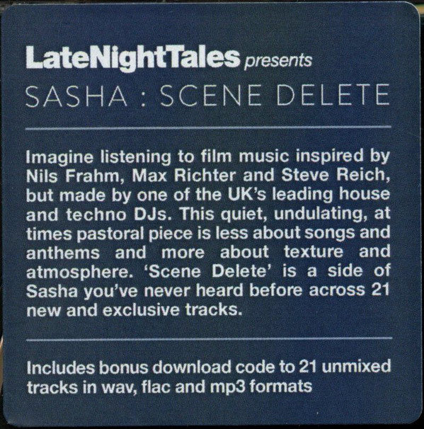 Sasha - Scene Delete (CD, Album, Mixed) - Image 5