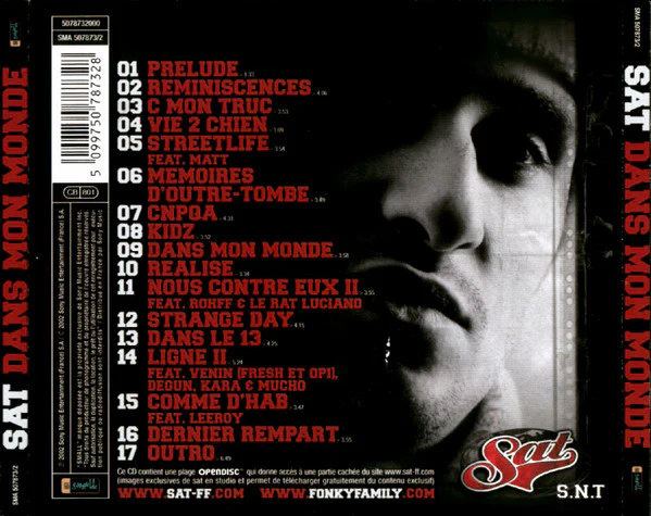 Sat - Dans Mon Monde (CD, Album) - Image 2