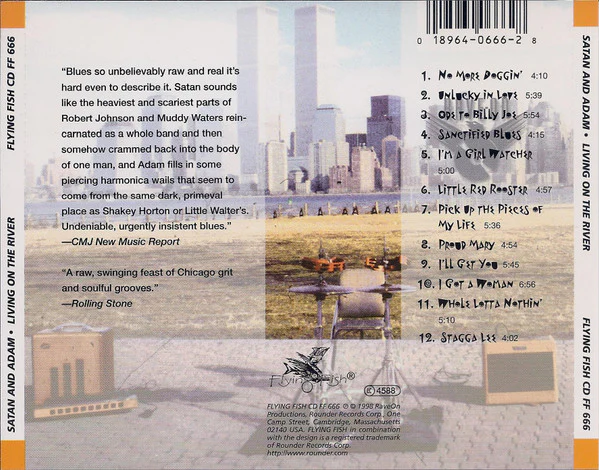 Satan And Adam - Living On The River (CD, Album, RE) - Image 2