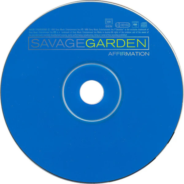 Savage Garden - Affirmation (CD, Album) - Image 3