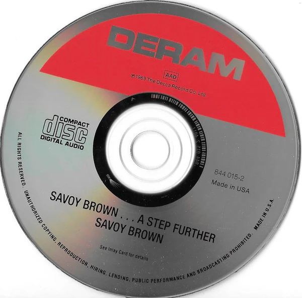 Savoy Brown - A Step Further (CD, Album, RE) - Image 5