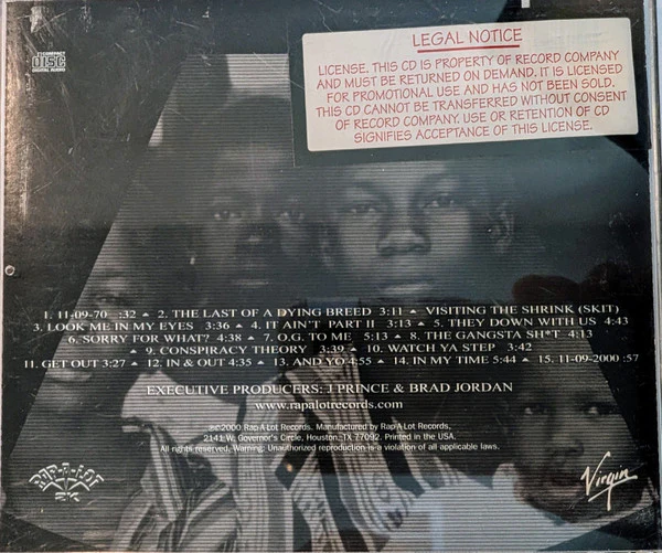 Scarface  - The Last Of A Dying Breed (CD, Album, Cle) - Image 3