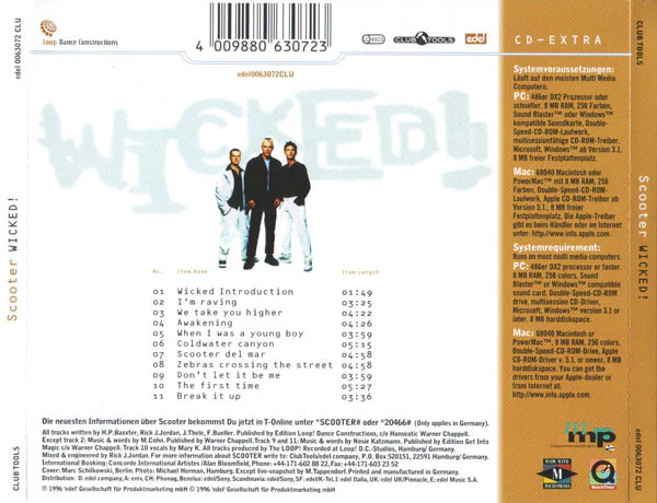 Scooter - Wicked! (CD, Album, Enh, RP) - Image 2