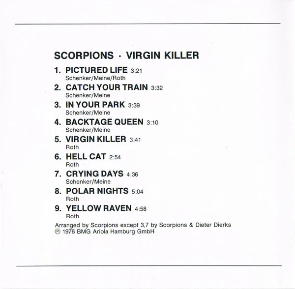 Scorpions - Virgin Killer (CD, Album, RE, RP) - Image 5