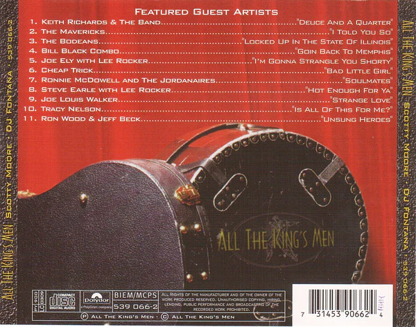 Scotty Moore • DJ Fontana* - All The King's Men (CD, Album) - Image 2