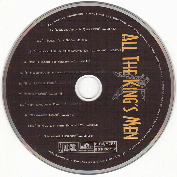 Scotty Moore • DJ Fontana* - All The King's Men (CD, Album) - Image 3