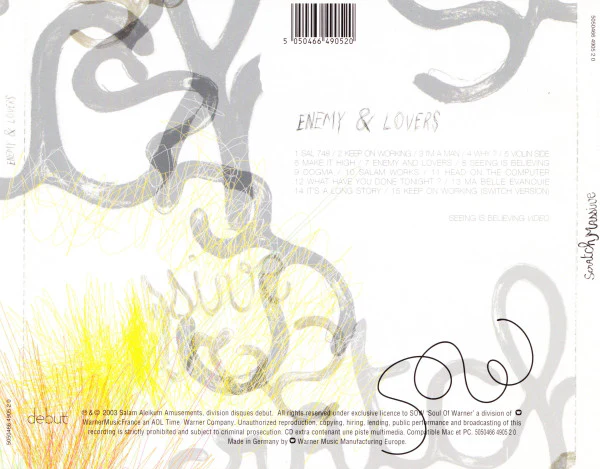 Scratch Massive - Enemy & Lovers (CD, Album, Enh) - Image 3