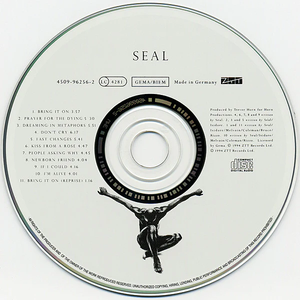 Seal - Seal (CD, Album) - Image 3