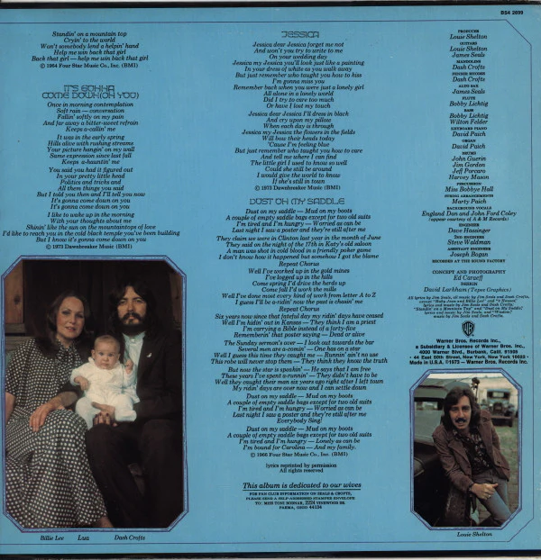 Seals & Crofts - Diamond Girl (LP, Album, Quad, Ter) - Image 3