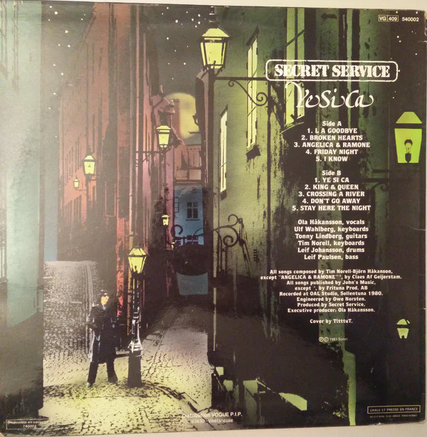 Secret Service - Ye Si Ca (LP, Album) - Image 2