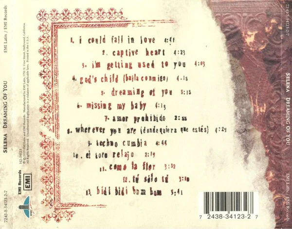 Selena - Dreaming Of You (CD, Album) - Image 2