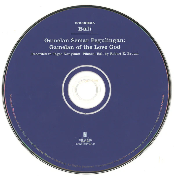Semar Pegulingan Club Of Teges Kanyinan* - Indonesia: Bali - Gamelan Semar Pegulingan : Gamelan Of The Love God (CD, Album, RE, RM) - Image 5