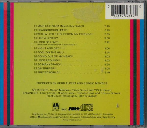 Sergio Mendes & Brasil '66* - Greatest Hits (CD, Comp, RE) - Image 2