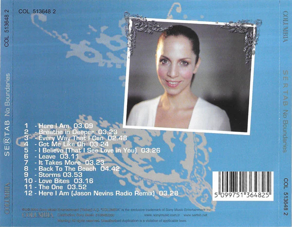 Sertab* - No Boundaries (CD, Album) - Image 2