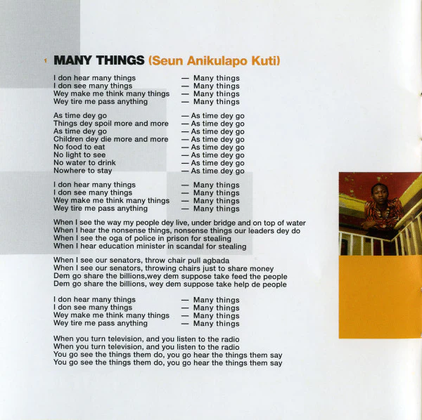 Seun Kuti + Fela's Egypt 80* - Many Things (CD, Album) - Image 5