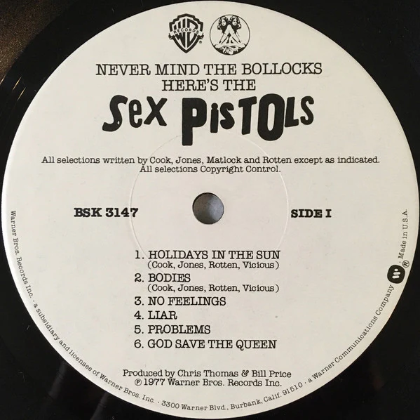 Sex Pistols - Never Mind The Bollocks Here's The Sex Pistols (LP, Album, Jac) - Image 3