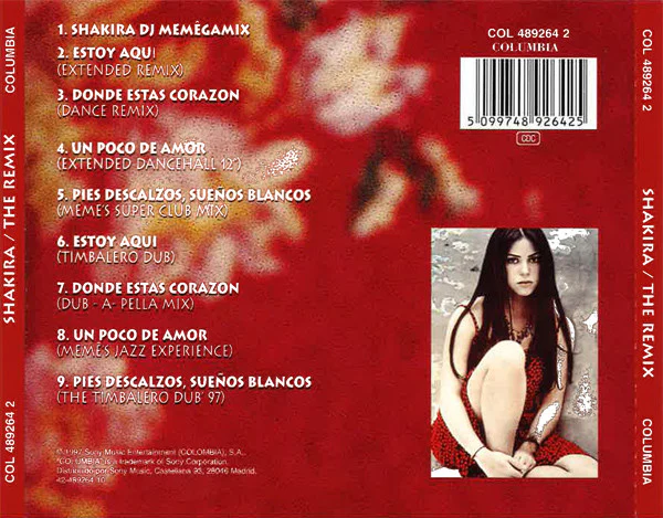 Shakira - The Remixes (CD, Comp) - Image 2
