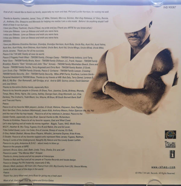 Shaquille O'Neal - You Can't Stop The Reign (CD, Album) - Image 2